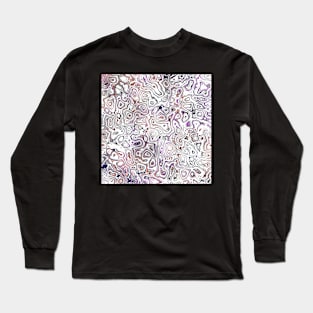 Lavender - Original Abstract Design Long Sleeve T-Shirt